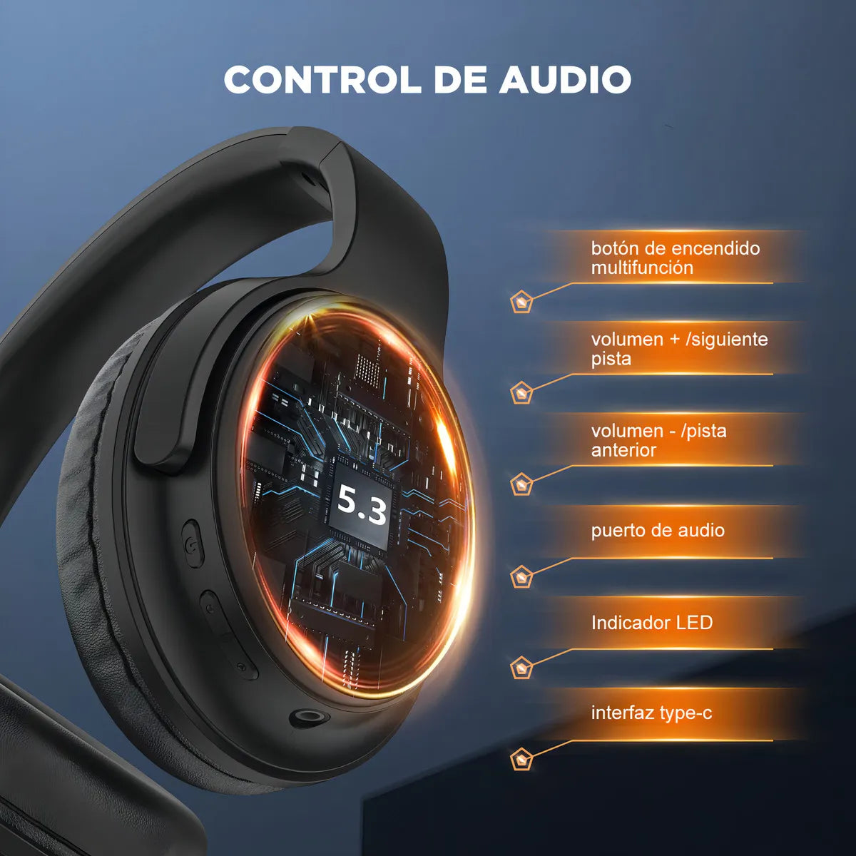 HTC NeoBass HP01 – Larga Duración + Cancelación de Ruido