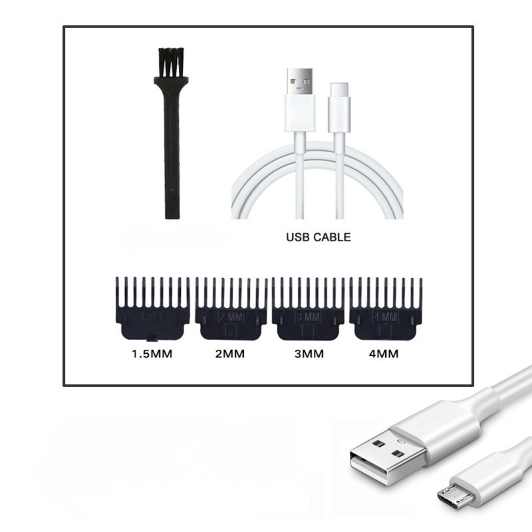 BarberPro™ T9 – Rasuradora Profesional para Hombre