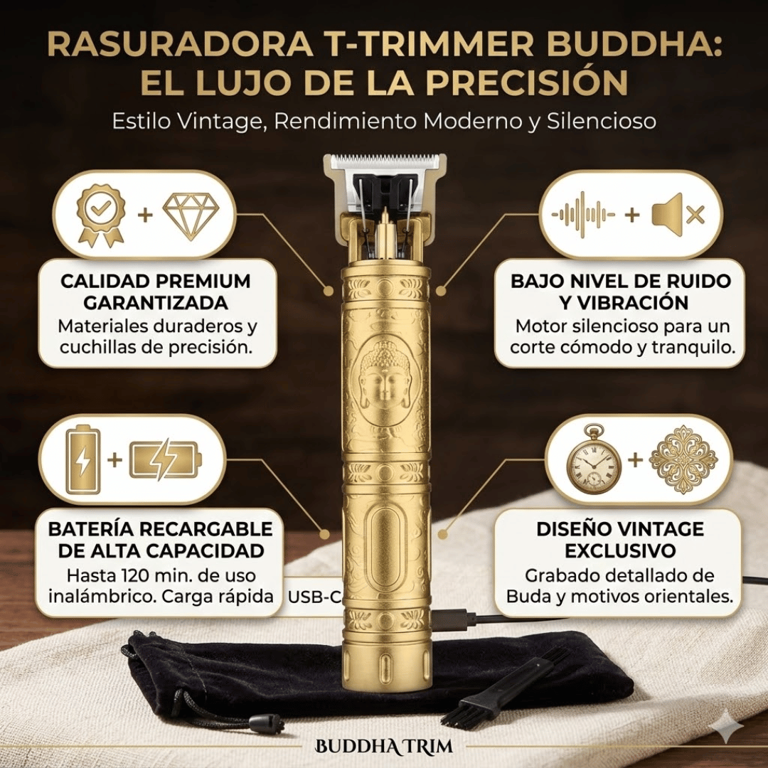 BarberPro™ T9 – Rasuradora Profesional para Hombre